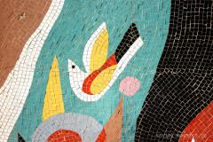 mosaic on road to Rustavi - detail